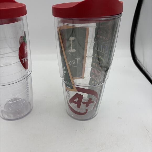 Tervis Tumblers 24oz Teacher Gift Set I Love Teaching #1 Teacher Made in USA Cup - Picture 7 of 13